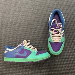 multicolored Nike Dunks low